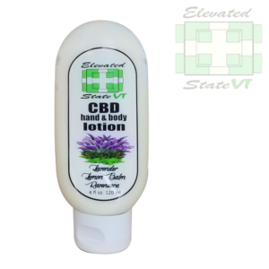 Elevated state Vermont hand and body lotion with lavender, ravensara and Melissa oils 4 ounces