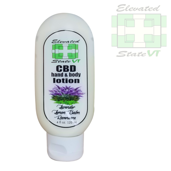 Elevated state Vermont hand and body lotion with lavender, ravensara and Melissa oils 4 ounces