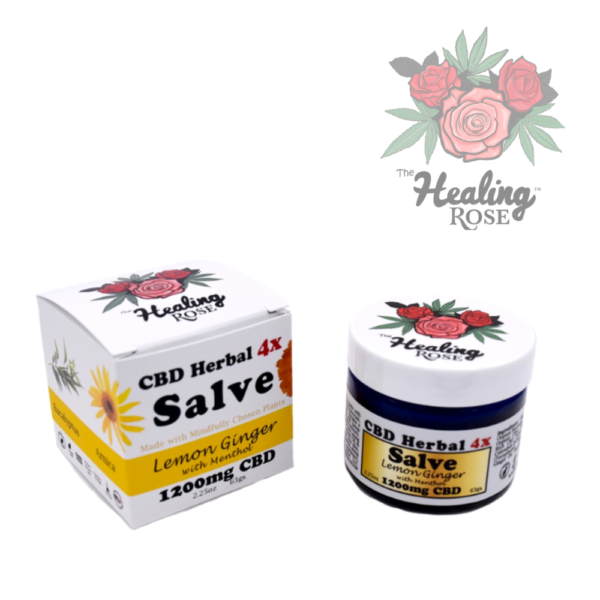 Healing rose Lemon ginger topical cream Extra Strength CBD Salve