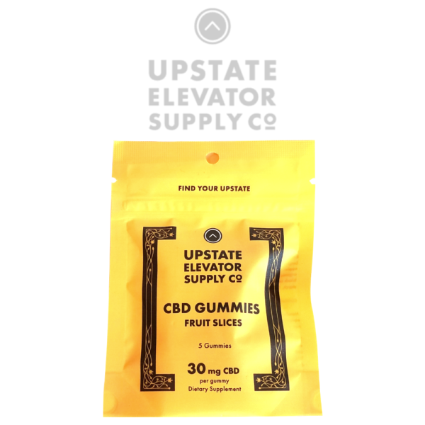 Upstate elevator CBD gummies 30 milligrams each piece 5 pieces per bag