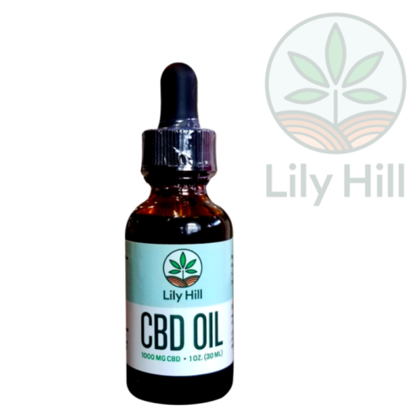Lily Hill CBD tincture dropper 1000 mg