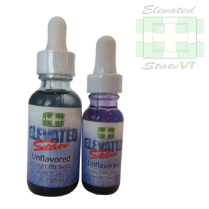 Elevated state Vermont isolate CBD tincture