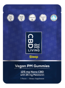 CBD living PM gummies packet
