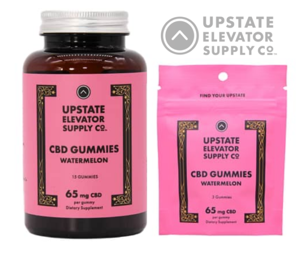 Upstate Elevator 65 mg CBD Watermelon Gummy Rings