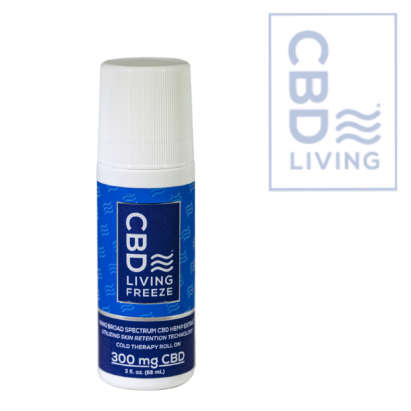 CBD living freeze roller 300 milligrams CBD