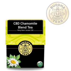 Chamomile CBD tea by Buddha teas