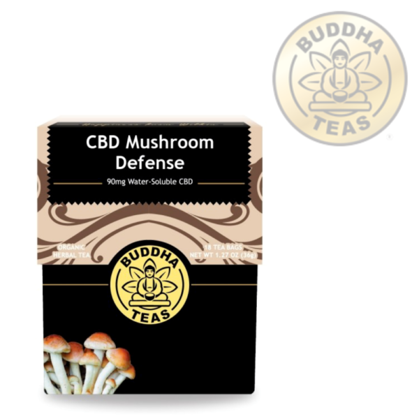 Mushroom defense CBD tea by Buddha teas
