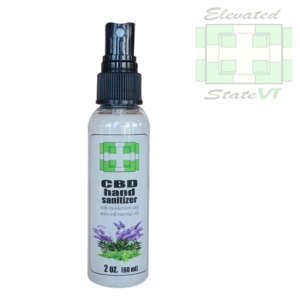 Elevated state Vermont CBD hand sanitizer spray