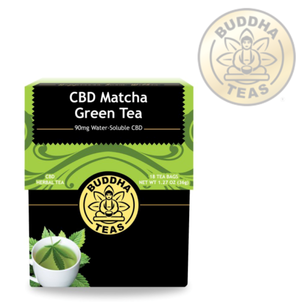 Matcha CBD tea by Buddha teas