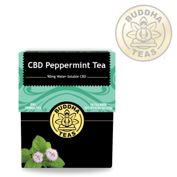 Peppermint CBD tea by Buddha tea